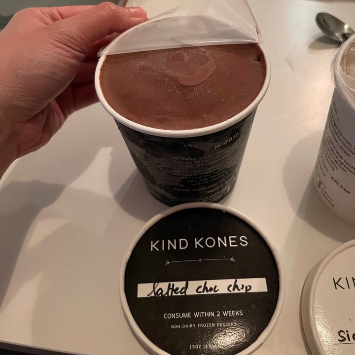 photo of Kind Kones Salted Chocolate Chip shared by @carachew on  12 Jul 2021 - review