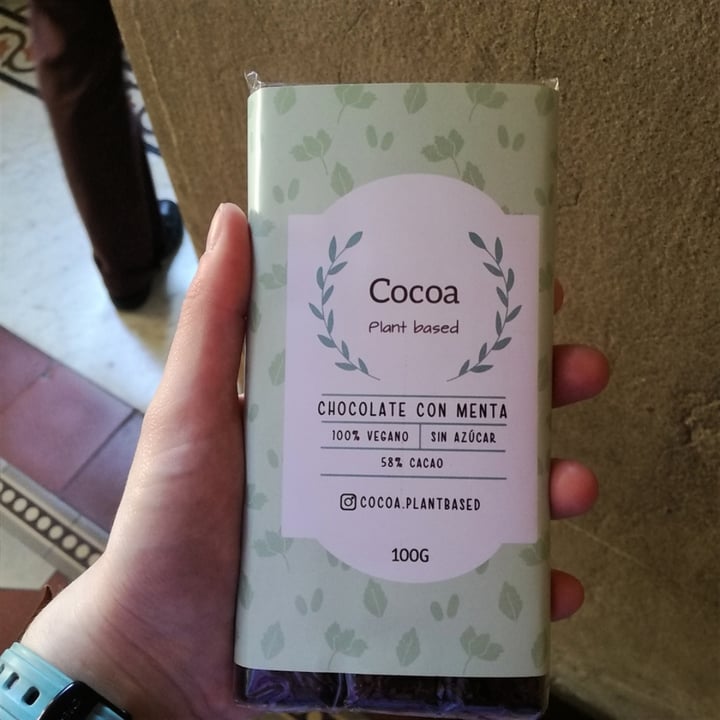 photo of Cocoa Plant Based Chocolate Con Menta shared by @erimars on  23 Apr 2022 - review