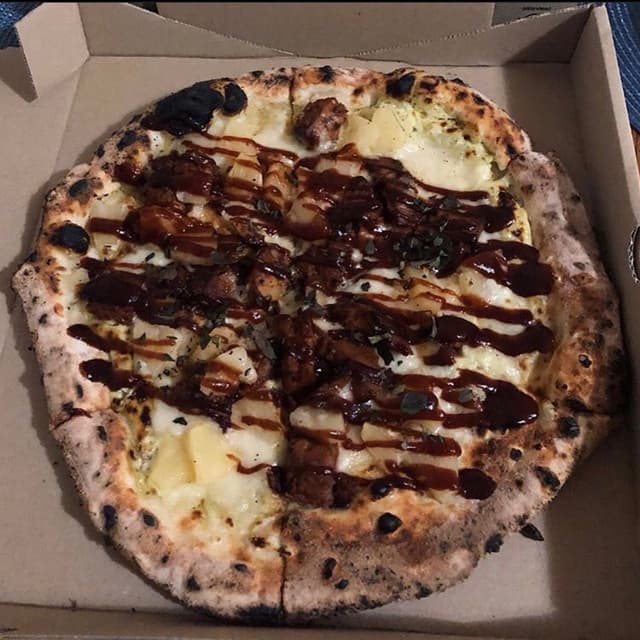 Photo of the dish “Chicken and Pineapple Pizza”