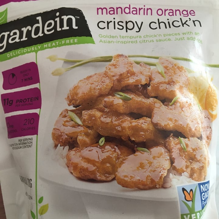 photo of Gardein Mandarin Orange Crispy Chick’n shared by @stregocia on  20 Jun 2020 - review