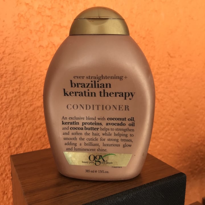 photo of OGX Beauty Acondicionador brazilian keratin therapy shared by @marianaissa1 on  05 Jul 2020 - review