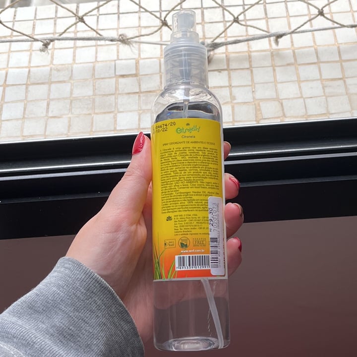 review photo of WNF Citrojelly Spray Para Ambientes E Tecidos Orgânicos shared by @biacmuller on 07 May 2022 - review
