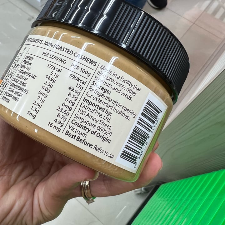 photo of Eatnuf Cashew Butter Smooth shared by @lovefood01 on  06 Feb 2022 - review