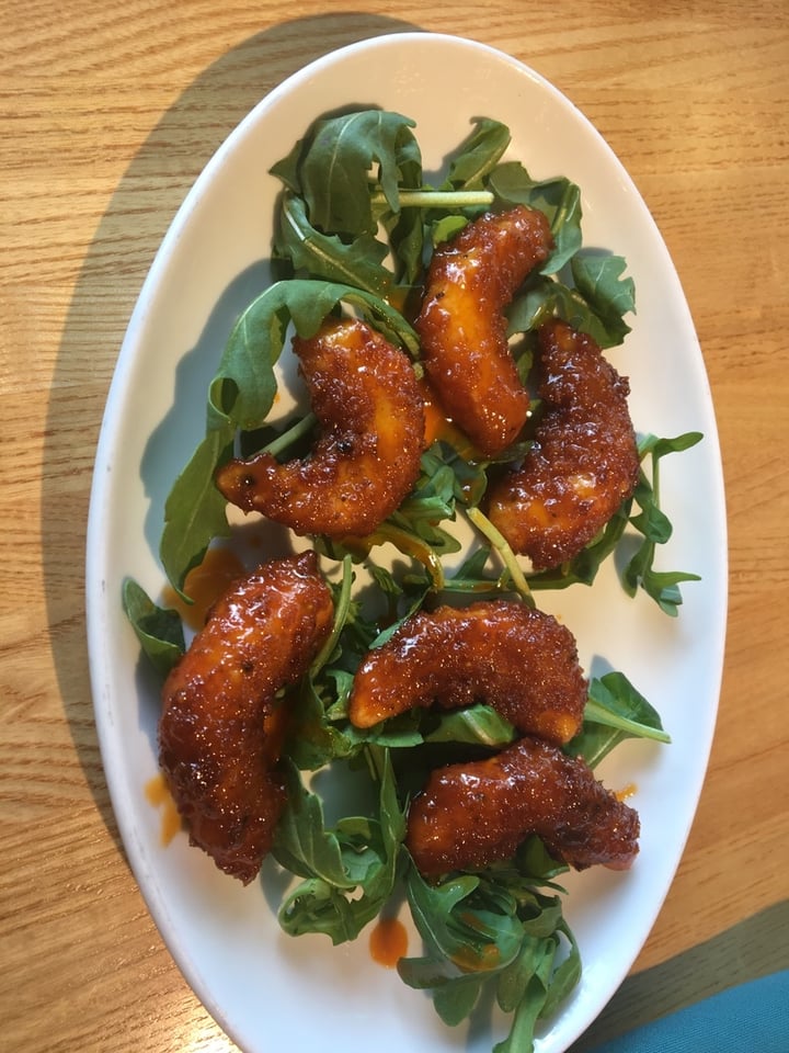 review photo of The Cider Press Café Buffalo Chicken Wings shared by @davesveganadventures on 06 Apr 2020 - review