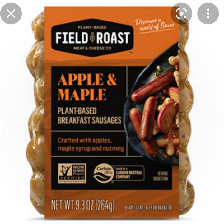 photo of Field Roast Apple & Maple Breakfast Sausages shared by @saralookingglass on  10 Oct 2021 - review