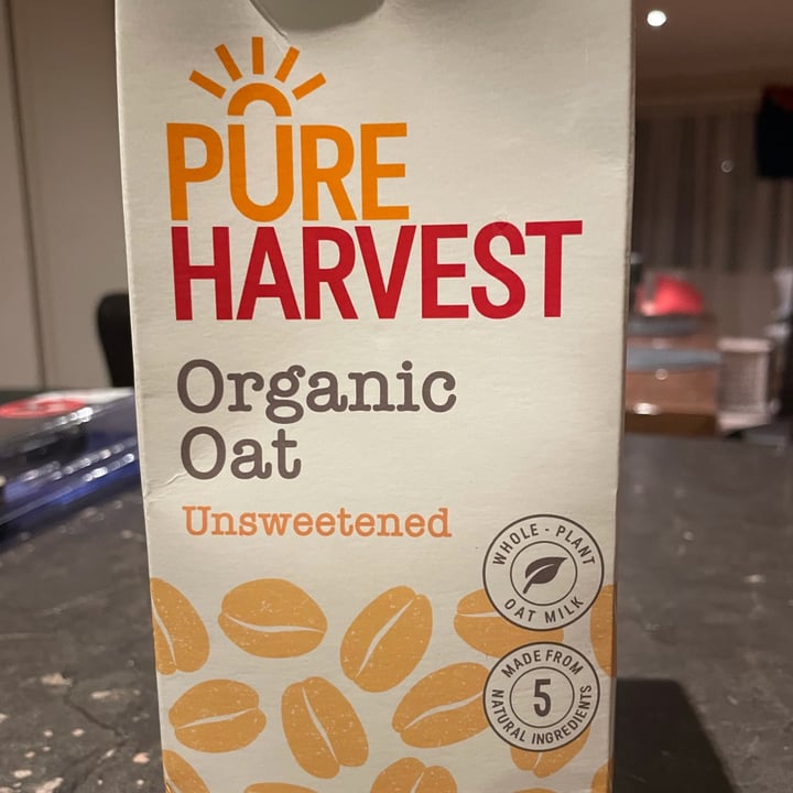 photo of Pureharvest Oat Milk Unsweetened shared by @plantbasedancer on  24 Oct 2021 - review