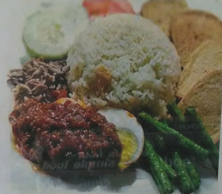 review photo of Simple Food Vegetarian Cafe Nasi lemak shared by @katdusk on 24 Mar 2019 - review