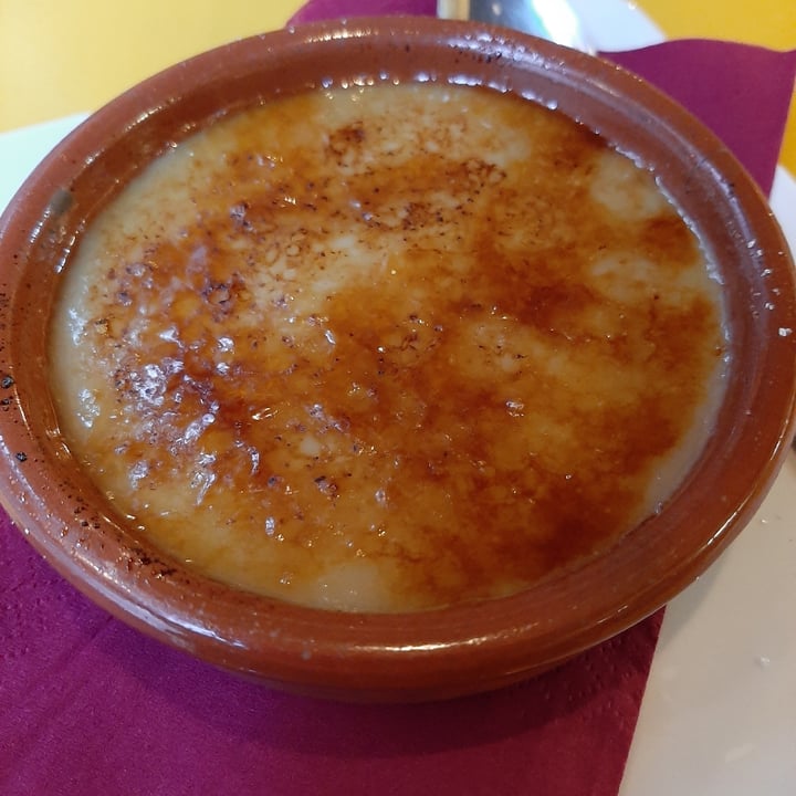 review photo of Sa Capça -vegan bar- Crema catalana a la horchata shared by @mini on 15 Jan 2022 - review