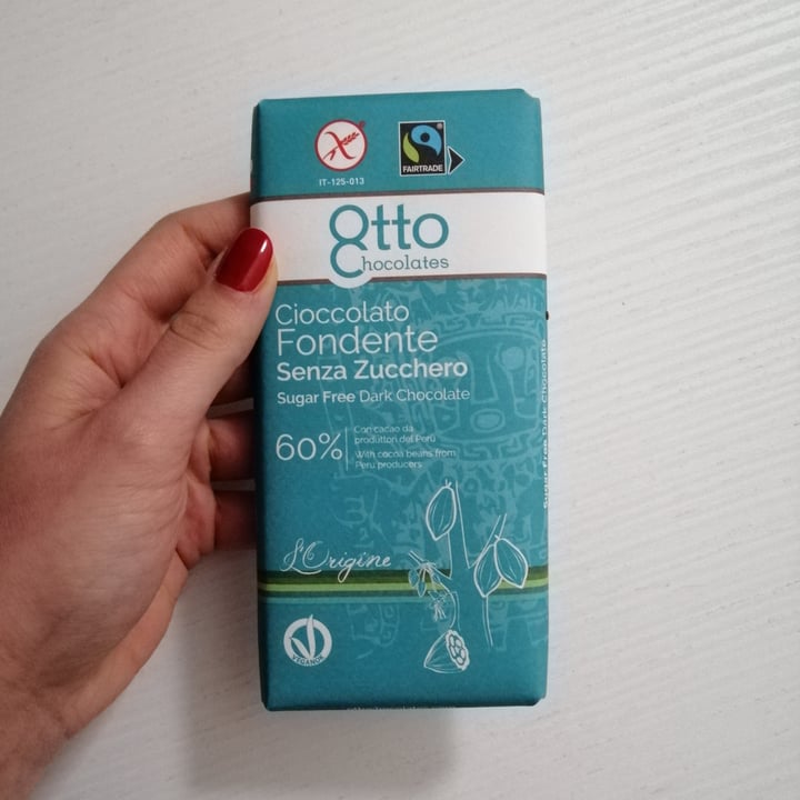 photo of Otto chocolates Cioccolato Fondente Senza Zucchero shared by @francifiore on  29 Nov 2022 - review