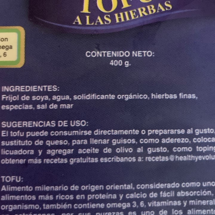 photo of Healthy Evolution Tofu A Las Hiervas shared by @abi88 on  25 Jun 2021 - review