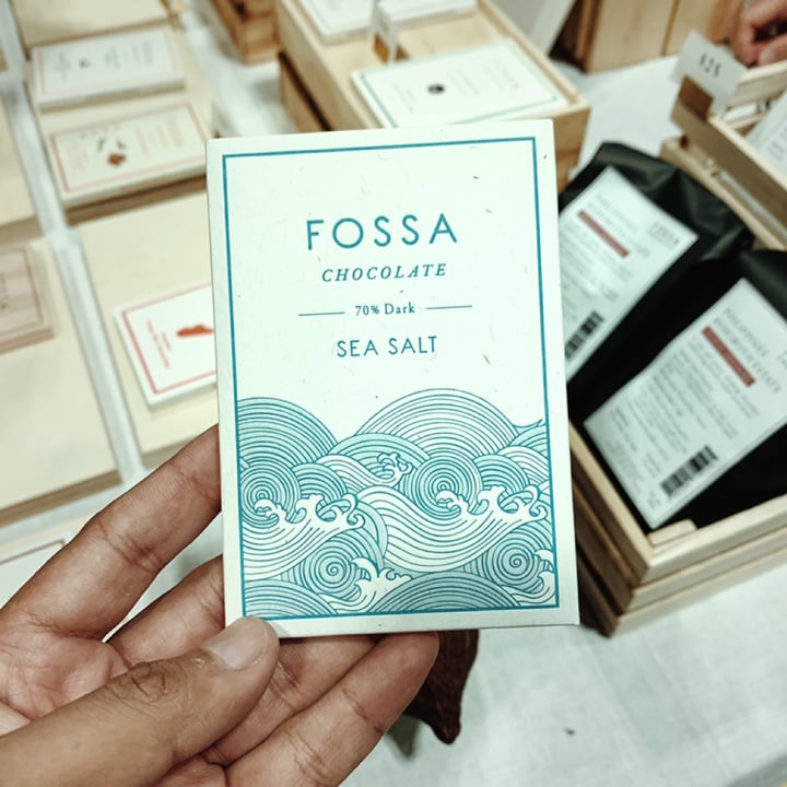 photo of Fossa Chocolate Fossa Chocolate: Sea Salt 70% Dark Chocolate shared by @goodvibesonly on  06 May 2019 - review