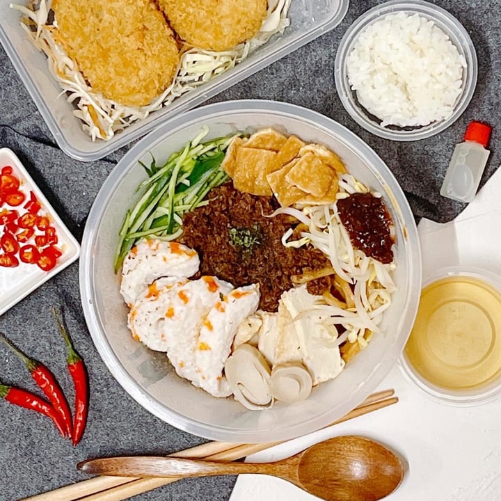 review photo of Menya Kokoro Plant Based Laksa Mazesoba (request Eggless) shared by @veggiexplorer on 28 Aug 2021 - review
