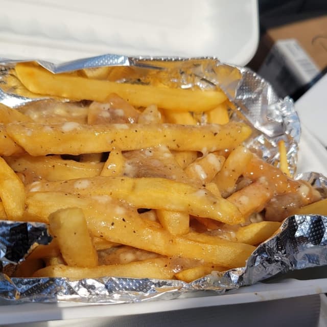 Foto do prato “Disco Fries”