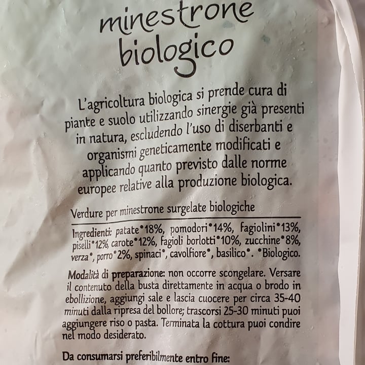 photo of Despar Scelta Verde BioLogico minestrone biologico shared by @lunasky on  17 Aug 2022 - review