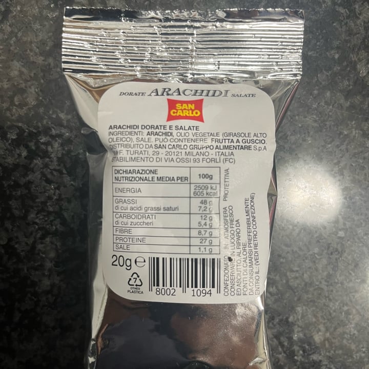 review photo of San Carlo Arachidi Dorate Salate shared by @ceciuilia on 30 Aug 2022 - review
