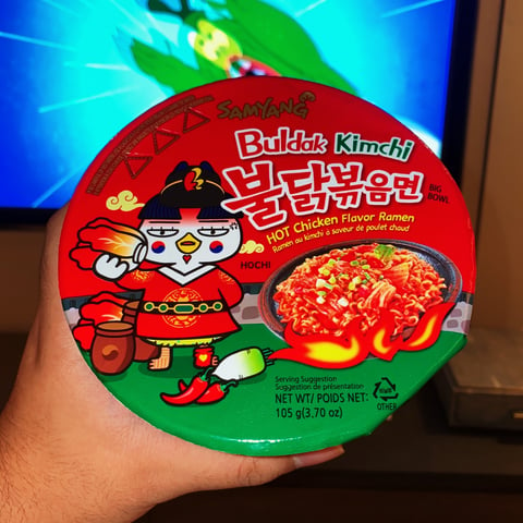 Samyang Buldak Ramen: Kimchi Hot Chicken (Big Bowl)