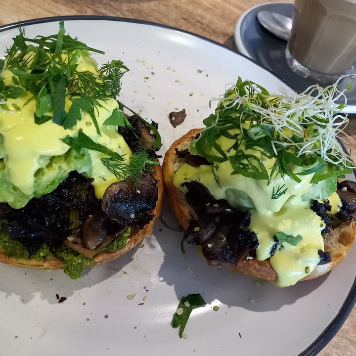 photo of The Nook Wholefoods Vegan eggs benedict shared by @mally on  30 Oct 2022 - review