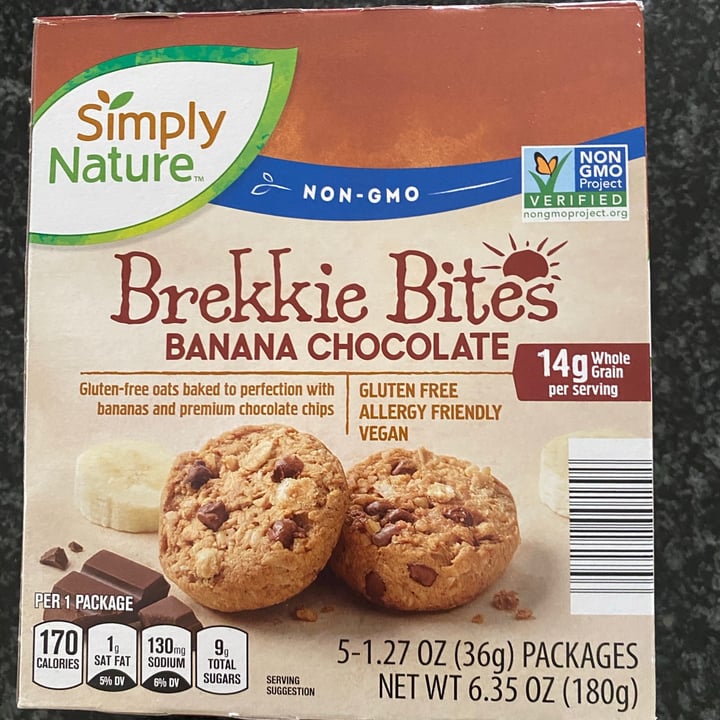 photo of Simply Nature Brekkie Bites Banana Chocolate shared by @heavenorspace on  13 Jun 2020 - review
