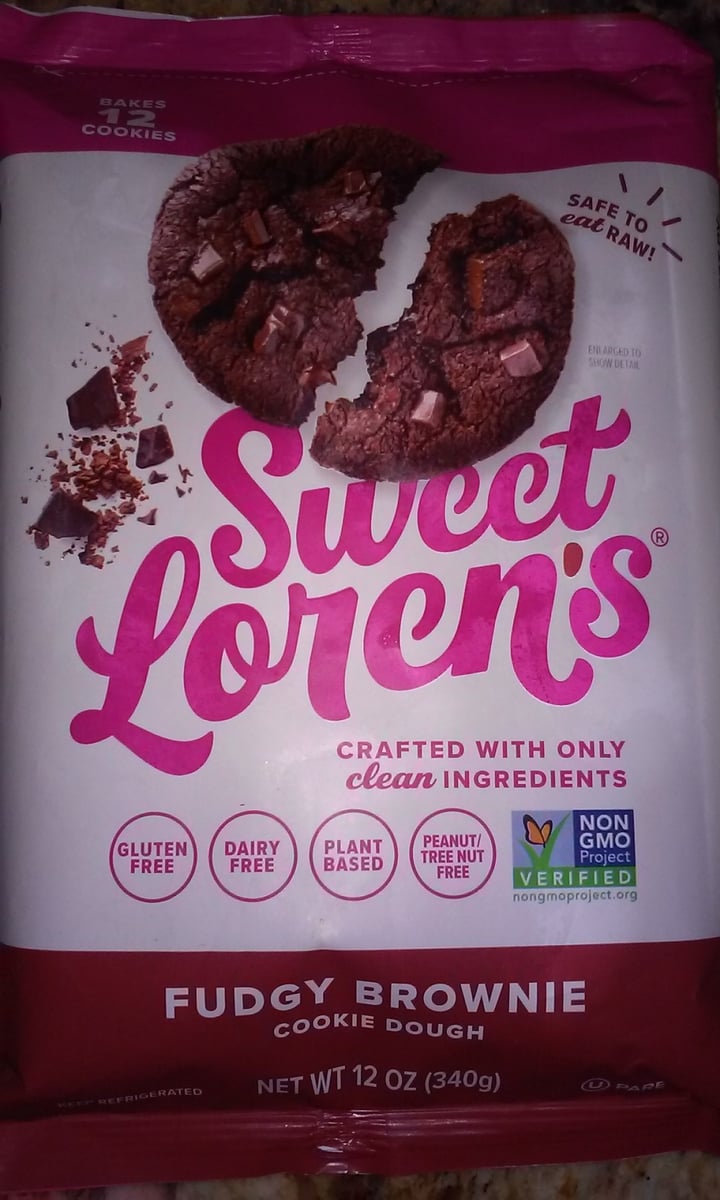 review photo of Sweet Loren's Fudgy Brownie Cookie Dough shared by @speciesamused on 04 Mar 2021 - review