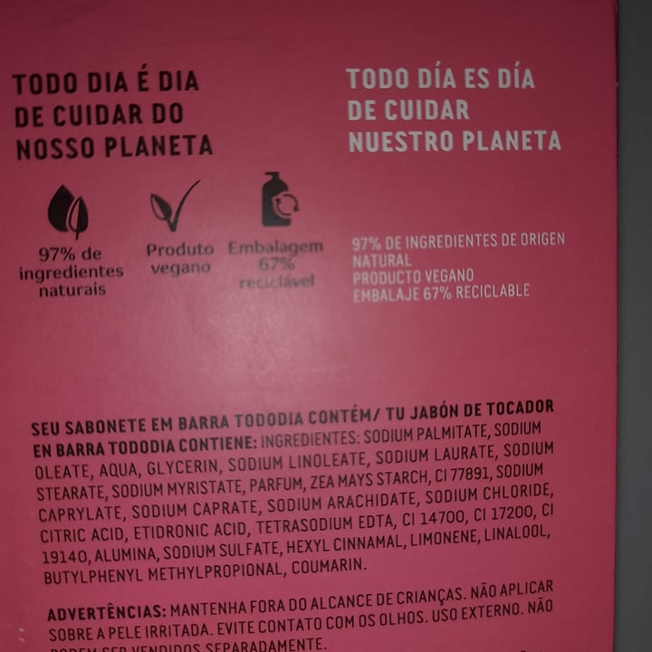 review photo of Natura Jabón de frambuesa y pimienta roja shared by @luaaabril8 on 21 Nov 2021 - review