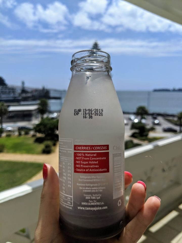 photo of Tamaya Chilean Cherry Juice shared by @paloma on  25 Nov 2019 - review