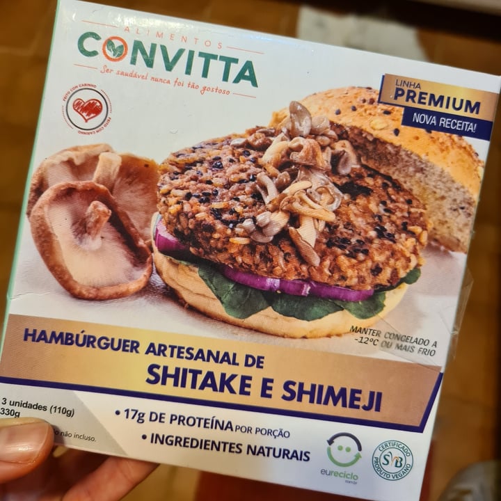 photo of Convi Foods Hamburger de shitake e shimeji shared by @fezoka on  06 Oct 2021 - review