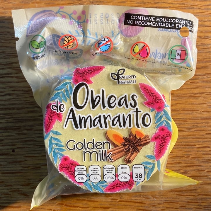 photo of Natured -Productos Funcionales Obleas de Amaranto shared by @rich-hf on  23 Jun 2021 - review
