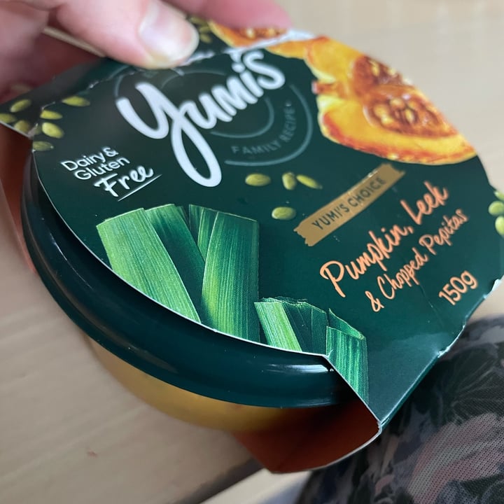 photo of Yumi's Pumpkin, leek & chopped pepitas dip shared by @plantbasedancer on  18 Oct 2021 - review