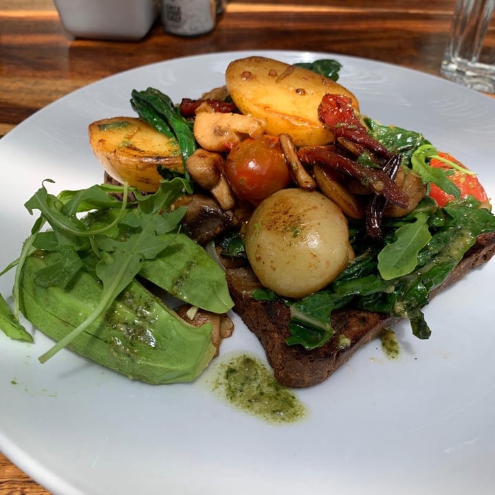photo of The Courtyard Café Vegan Pan-fried Breakfast shared by @mailidyer on  25 Nov 2019 - review