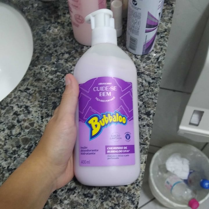 photo of CUIDE-SE BEM Boticário Loção Desodorante Hidratante Bubbaloo Uva shared by @beterrabinha on  21 Oct 2022 - review