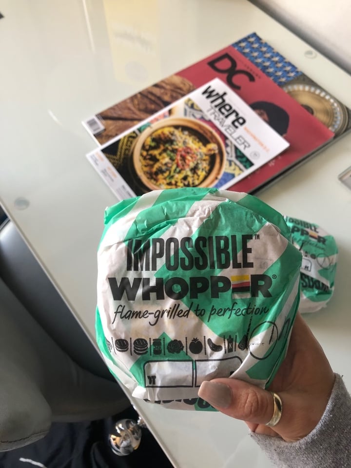 review photo of Burger King Impossible Whopper shared by @kirstenb on 27 Nov 2019 - review