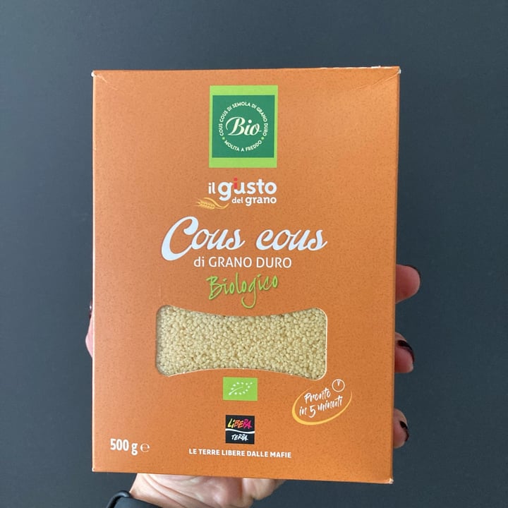photo of Il gusto del grano Cous Cous Di Grano Duro Biologico shared by @fedu on  23 Mar 2022 - review