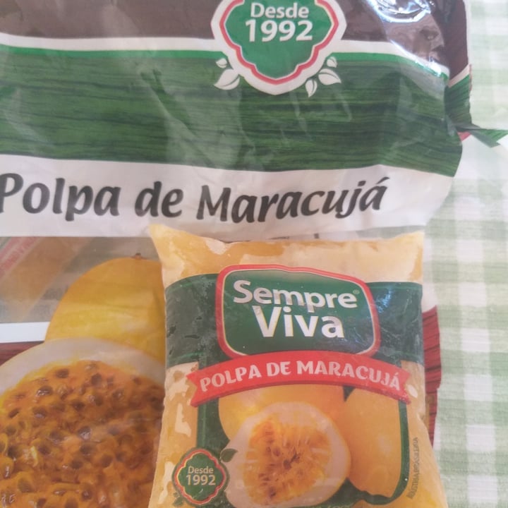 photo of Sempre viva Polpa De Maracujá shared by @danipinna on  29 Apr 2022 - review