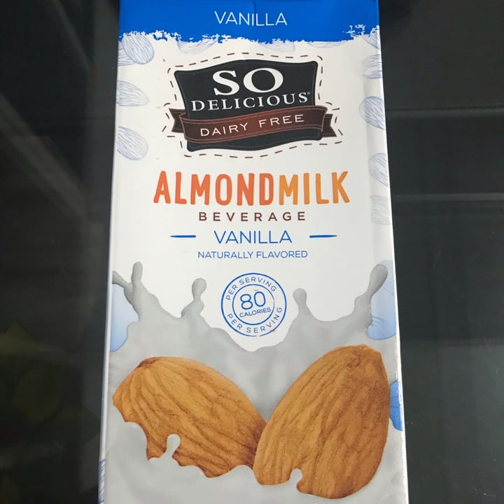 photo of So Delicious Dairy Free Almondmilk Beverage Vanilla shared by @jhotananan on  11 Jul 2021 - review