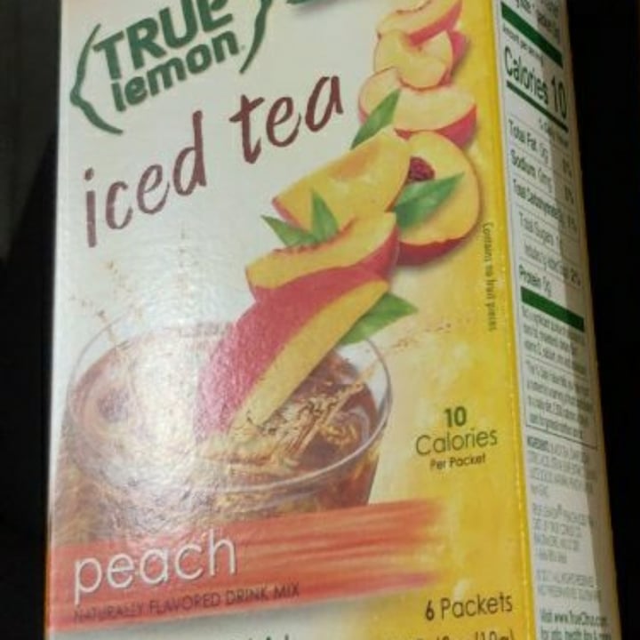 photo of True Lemon Iced Tea Peach shared by @joshuaa01 on  26 Jun 2022 - review