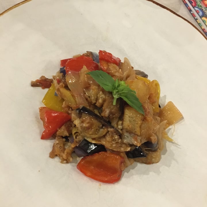 photo of Ristorante Le Chat Noir Eggplant Caponata (Caponata di Melanzane) shared by @ladysabattini on  15 Aug 2020 - review