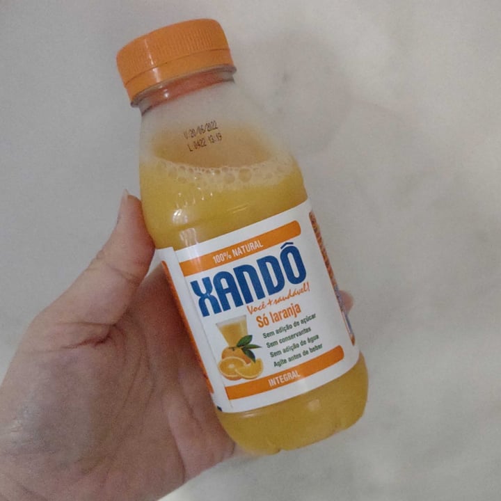 photo of Xando Suco de laranja sem açúcar shared by @claudiaemily on  25 May 2022 - review