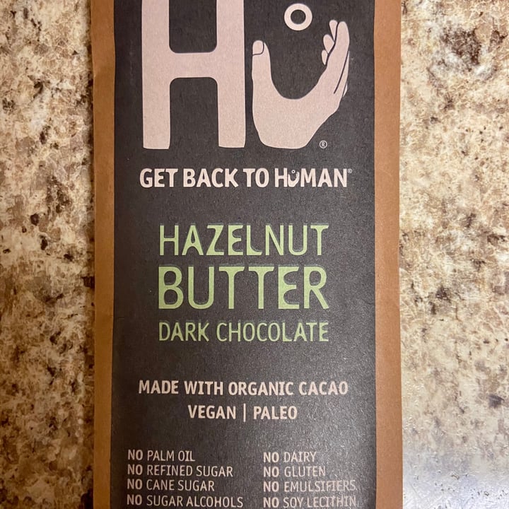 photo of Hu Kitchen Hazelnut Butter Dark Chocolate shared by @vegansattva on  31 Mar 2021 - review