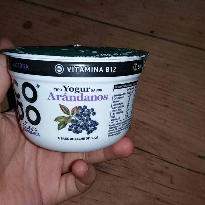 photo of Crudda Yogur a Base de Coco sabor Arándanos shared by @agustinadiaz on  30 Jul 2021 - review