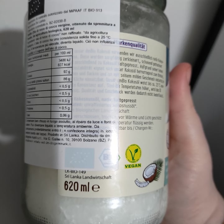 photo of Natureland Olio di cocco shared by @luluvicy on  10 Mar 2022 - review