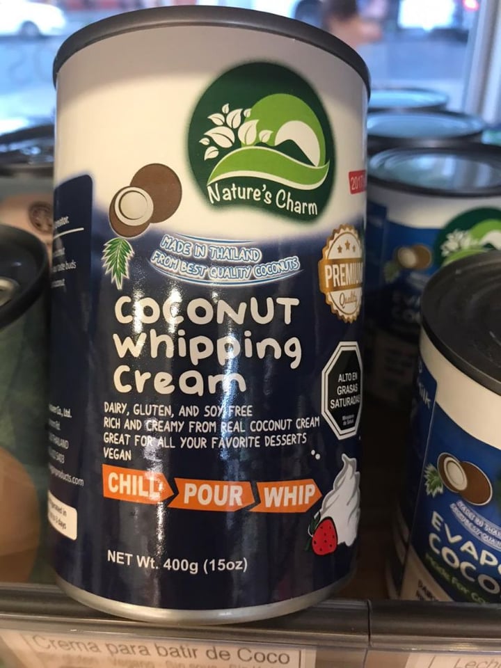 photo of Nature's Charm Coconut Whipping Cream shared by @danielamiranda on  22 Feb 2020 - review