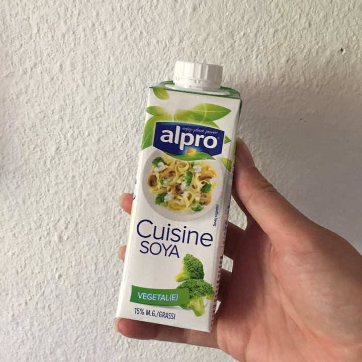 photo of Alpro Cooking/Cuisine Soya 14% Fat shared by @veganpassion on  11 Sep 2020 - review