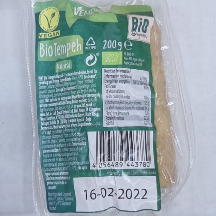 photo of Vemondo Bio Tempeh shared by @mariencd on  03 Apr 2022 - review