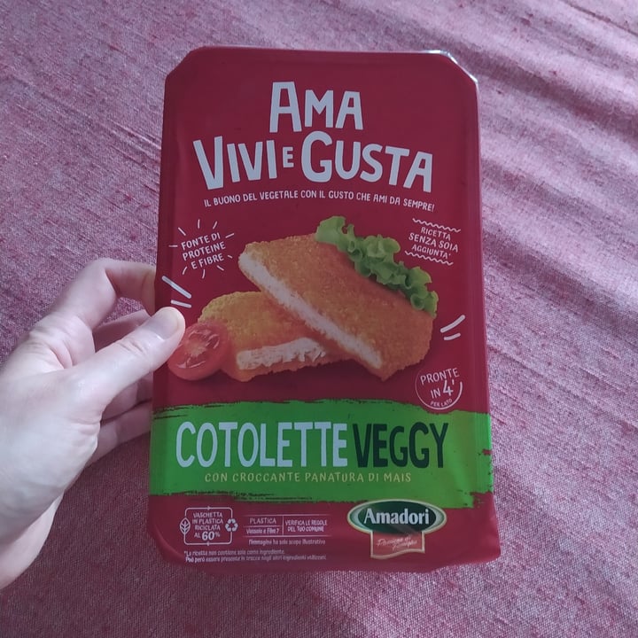 photo of Amadori Cotolette Veggie shared by @chiaraveg75 on  14 Sep 2022 - review