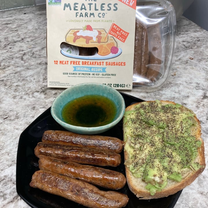 review photo of Meatless Farm Meat Free Breakfast Sausage Original Recipe shared by @thrasherbird on 24 Oct 2021 - review
