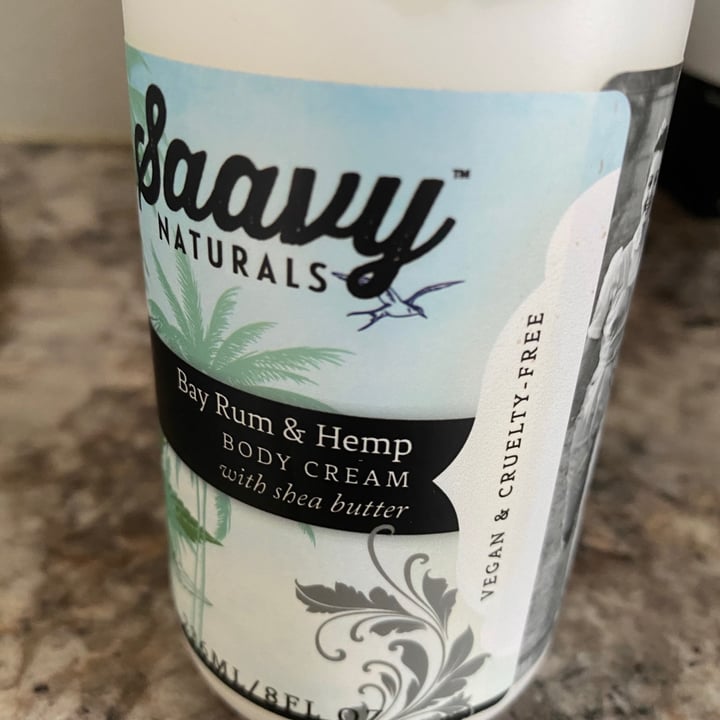 photo of Savvy naturals Bay rum and hemp body cream shared by @terrif on  30 Aug 2021 - review