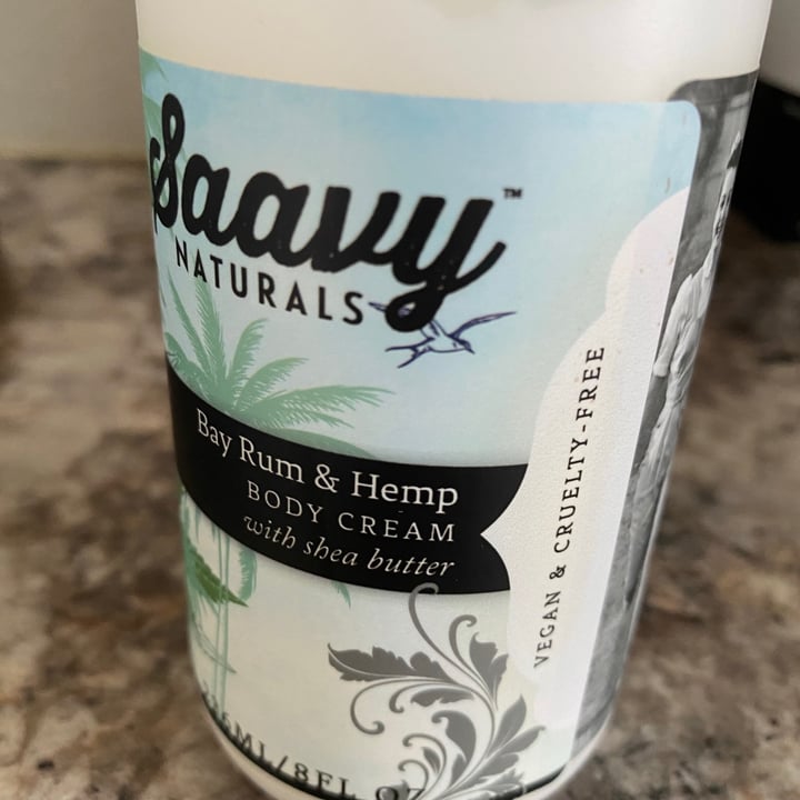 review photo of Savvy naturals Bay rum and hemp body cream shared by @terrif on 30 Aug 2021 - review