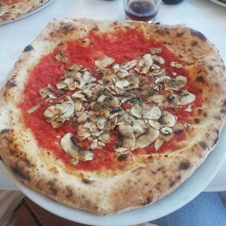 review photo of Pizzeria Ristorante Bella Napoli di Fano Marinara Con I Funghi shared by @lari98 on 25 May 2022 - review