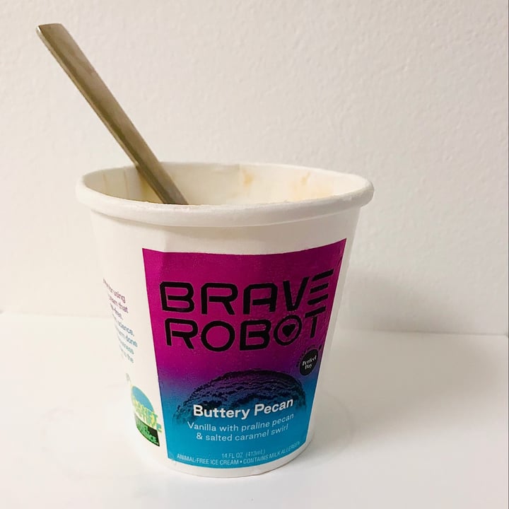 photo of Brave Robot Brave Robot Buttery Pecan Animal-Free Dairy Ice Cream shared by @tamiapple on  20 Aug 2021 - review