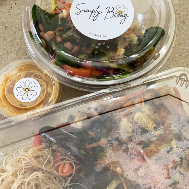 review photo of Simply Being Meg Vegan Stir fry With Side Salad shared by @dotjohara on 04 Aug 2020 - review